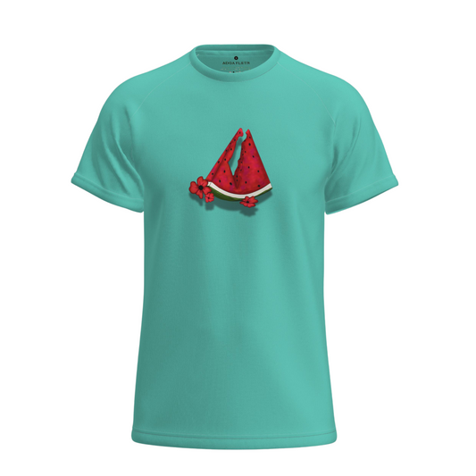 Premium Iconic WATERMELON SeaGreen T-Shirt - UNISEX