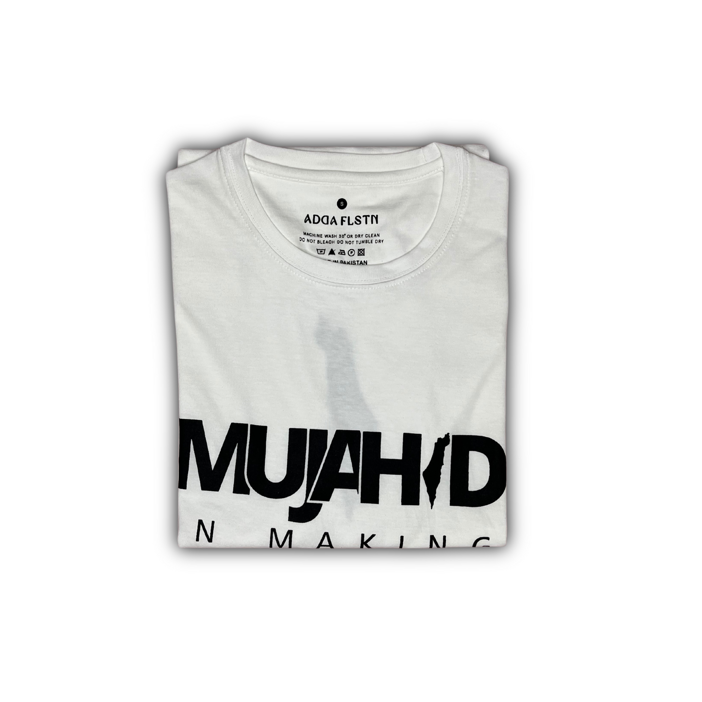 Premium "MUJAHID" White T-Shirt